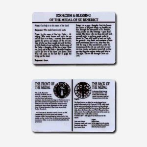 Saint Benedict - Pocket Card