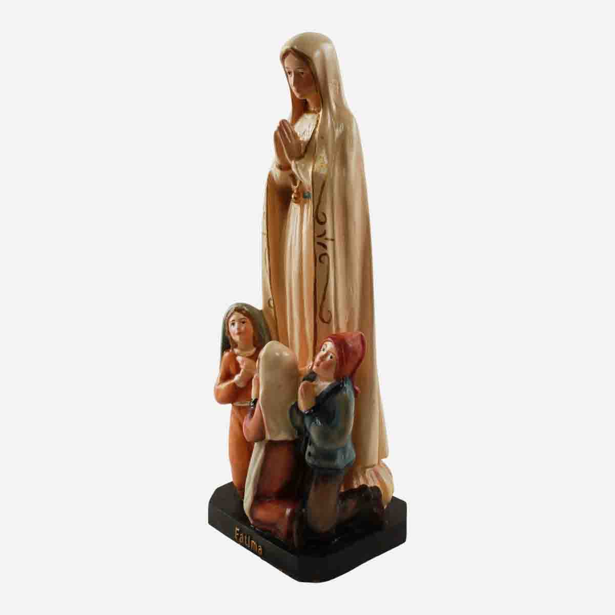 OUR LADY OF FATIMA WITH CHILDREN - 9.5 INCHES - Image 3