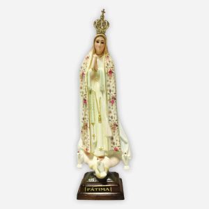 OUR LADY OF FATIMA - 11 INCHES PINK