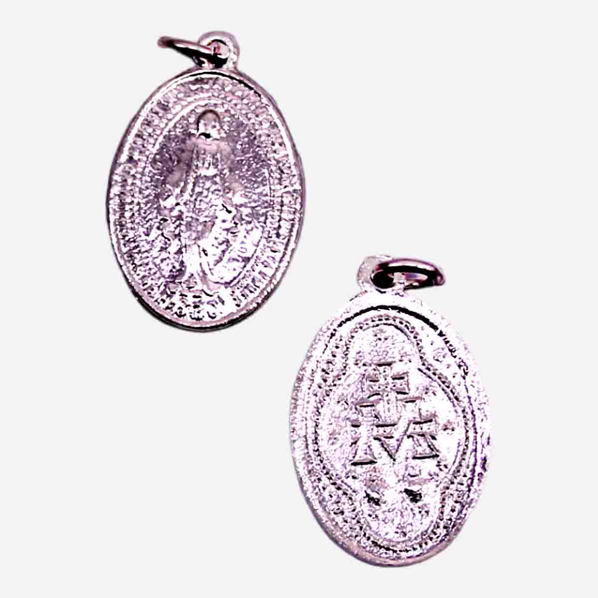 Our Lady of Miraculous Medal Aluminum - 15 x 23 mm