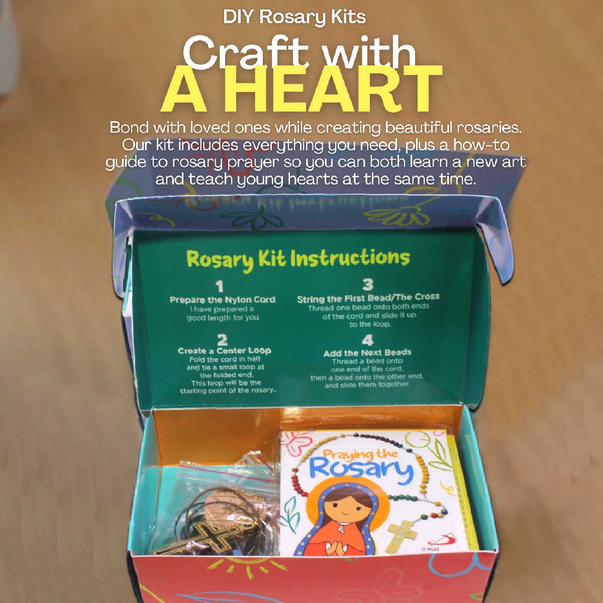 ROSARY MAKING KIT WITH ROSARY GUIDE - Image 5
