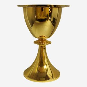 Chalice with Paten and Pouch - Made in Italy - 7.5 Inches