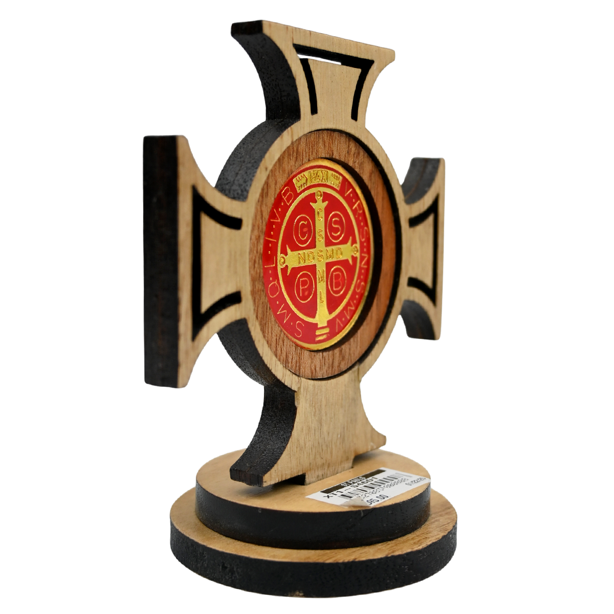 WOODEN CROSS WITH SAINT BENEDICT MEDAL - Image 9