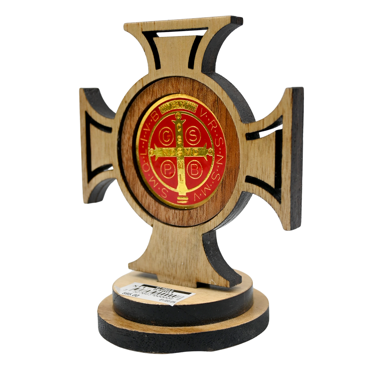 WOODEN CROSS WITH SAINT BENEDICT MEDAL - Image 11