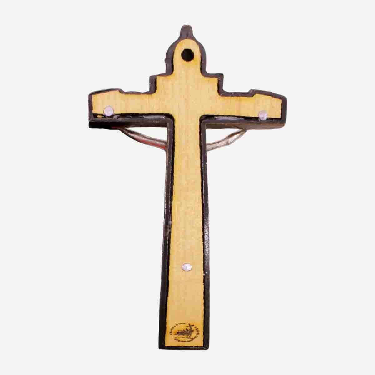Jubilee hanging Crucifix - Bronze - 3 x 0.5 x 6 inches - Made in Italy - Image 4