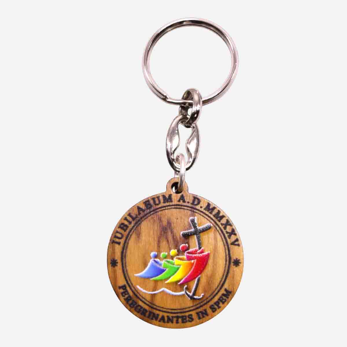 Jubilee Keychain - 4 x 4 x - Made in Italy