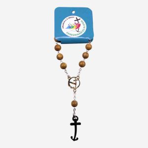 Jubilee One Decade Rosary - Olive Wood - Made in Italy