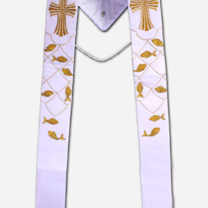 1 Piece Stole - White