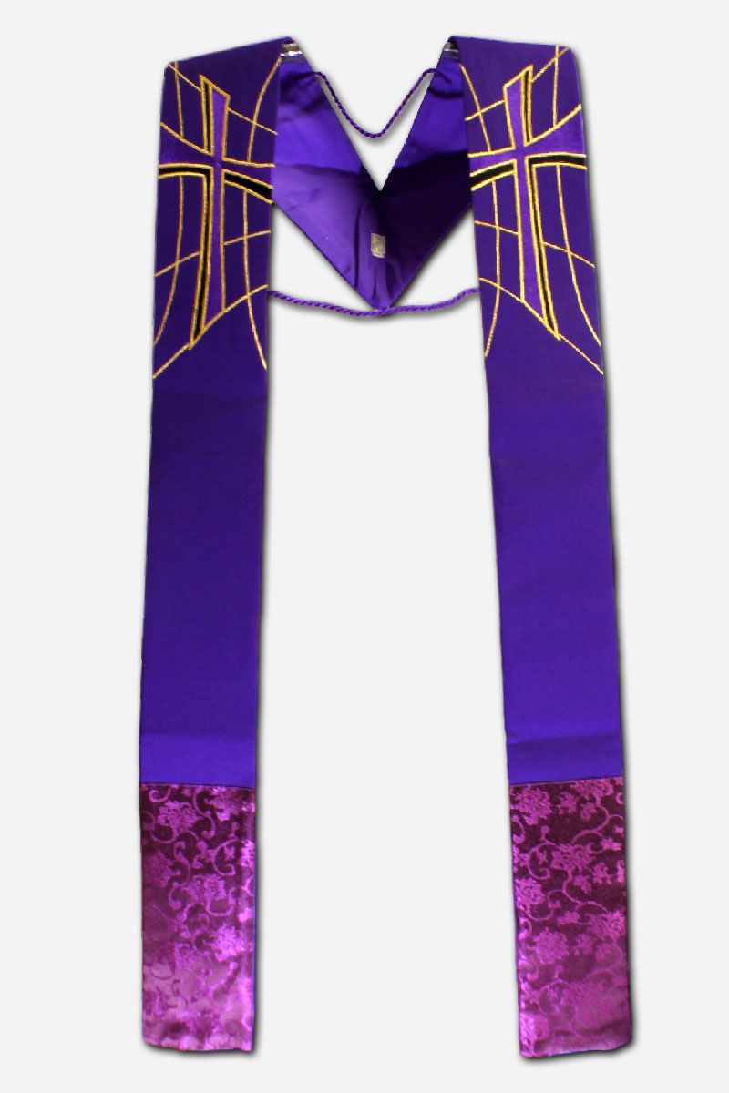 1 Piece Stole - Purple