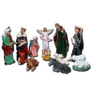 14 Piece Belen Set --tallest piece