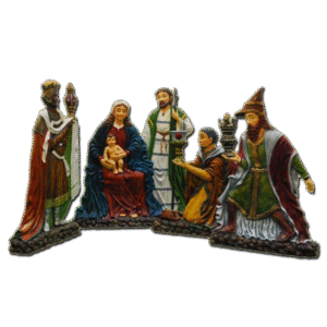 5 Piece Belen Set - - tallest pieces