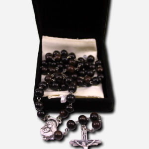 Kamagong Rosary with Box and Pouch