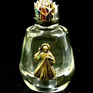 Empty Holy Water Glass Bottle