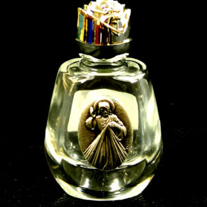 Empty Holy Water Glass Bottle