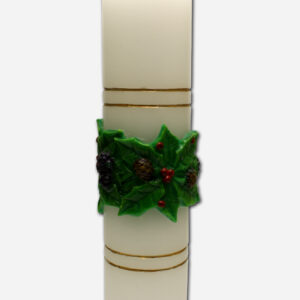 Christmas Candle - 3 x 3 x 12 inches