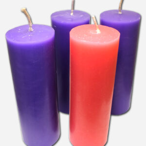 Advent Candle - 4 x 4 x 11 inches