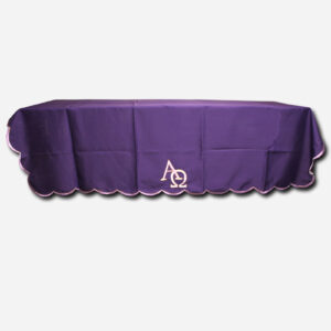 Altar Cloth 2 Yards - Purple Alpha and Omega
