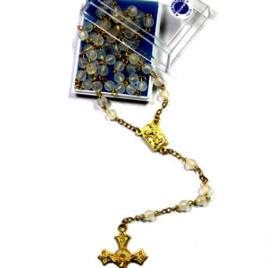 April Birthstone Rosary - Crystal