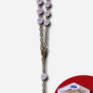 April Birthstone 10 Beads Rosary - Crystal