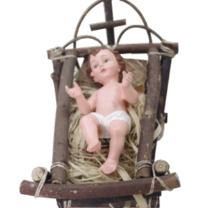 BABY JESUS With CRIB -