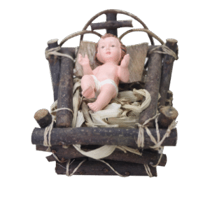 BABY JESUS With CRIB -