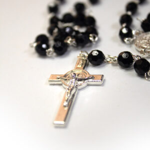 SAINT BENEDICT ROSARY- BLACK