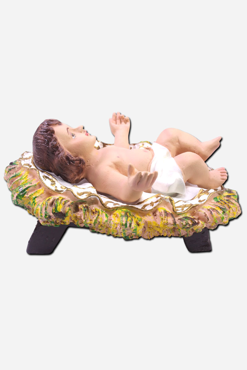 Baby Jesus Big with Crib - Image 3