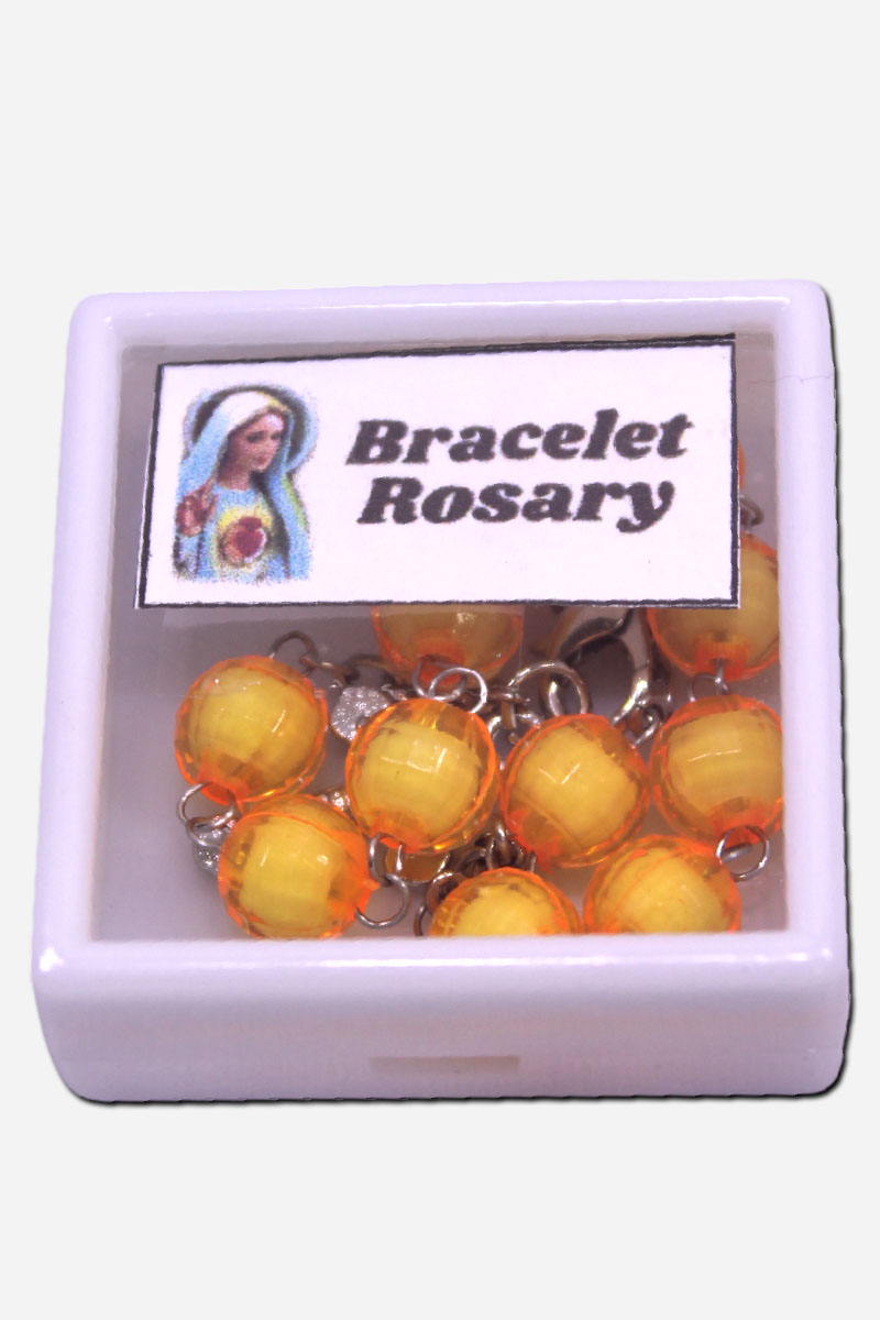 Bracelet Rosary Cotton Beads 8mm with Case - Image 8