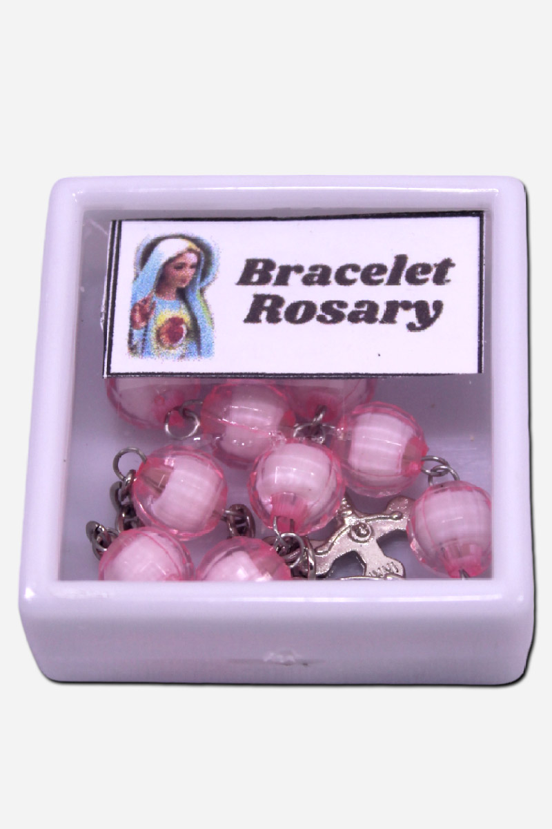 Bracelet Rosary Cotton Beads 8mm with Case - Image 7