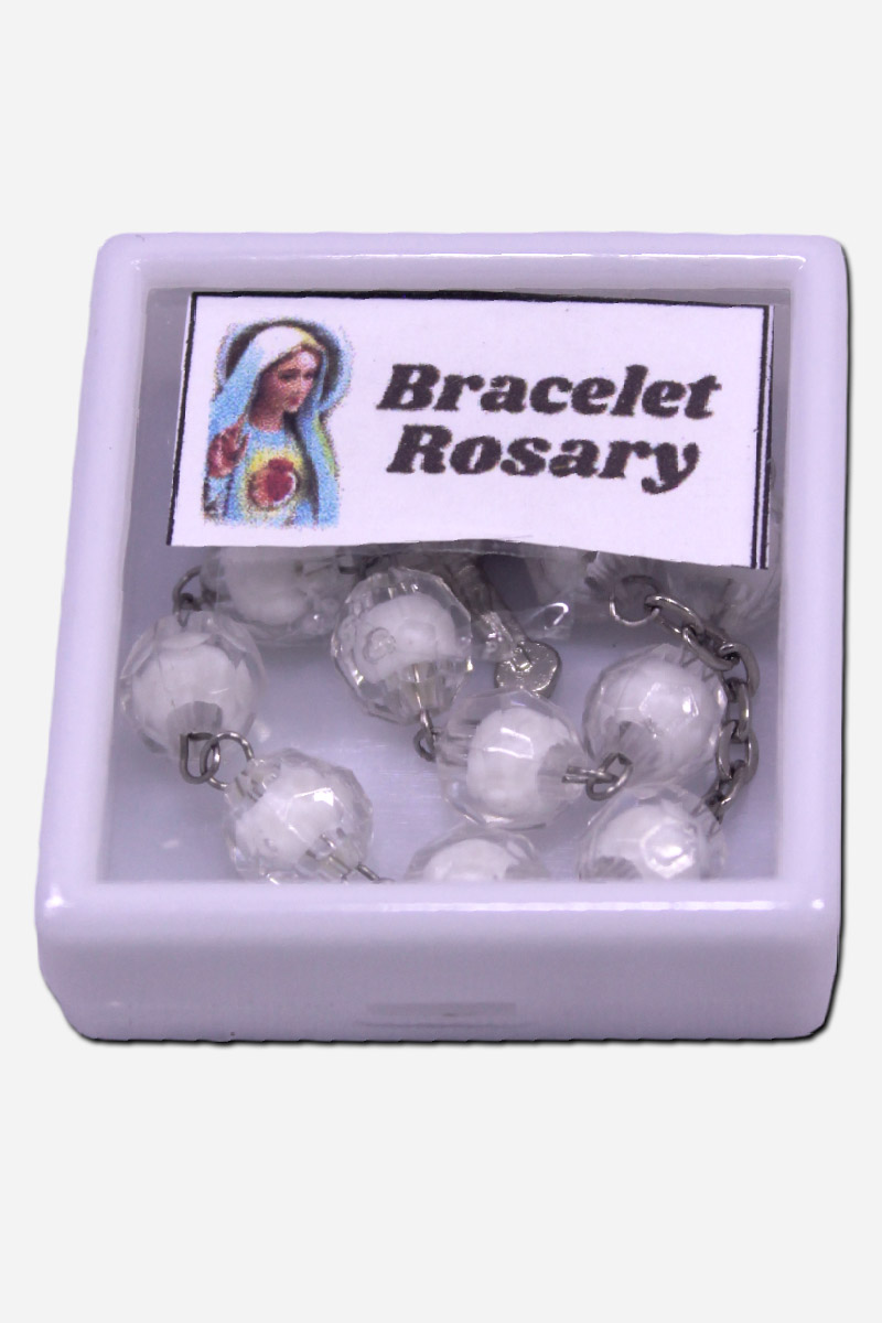 Bracelet Rosary Cotton Beads 8mm with Case - Image 4