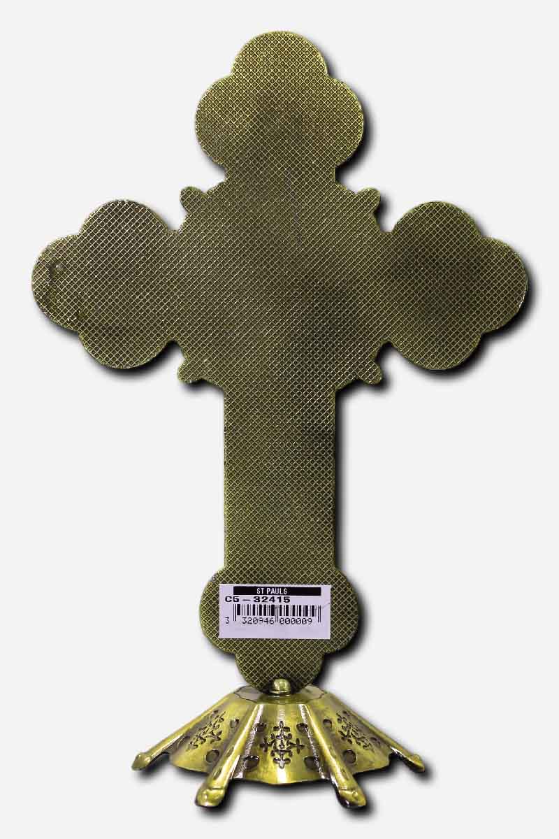 Bronze Finish Crucifix with Stand - 13 x 8 x - Image 5