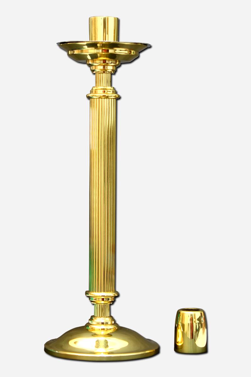 Candle Holder - Gold Plated -