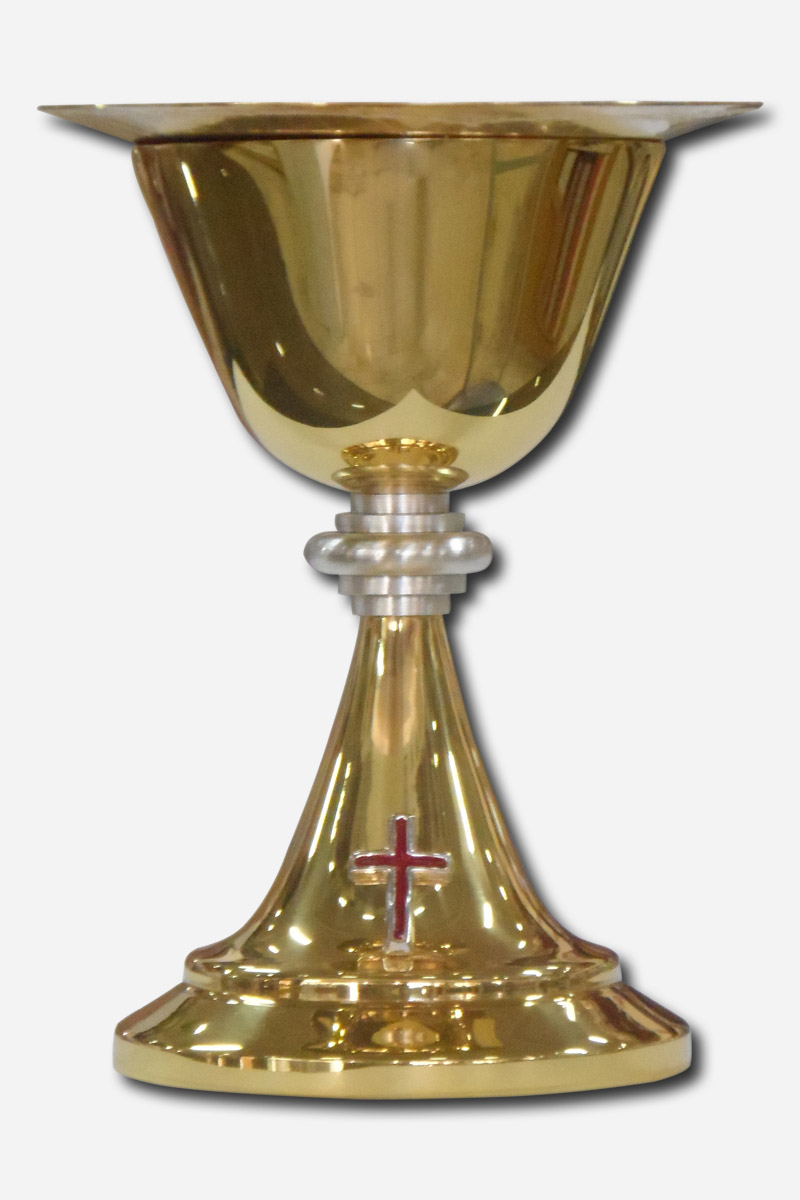 Chalice with Paten - Two Tone Small -