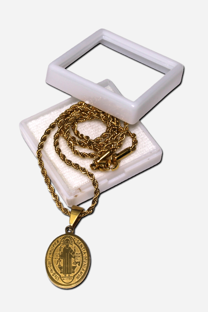 Saint Benedict Medal Necklace - Image 3