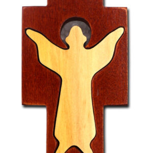 Wooden Risen Crucifix