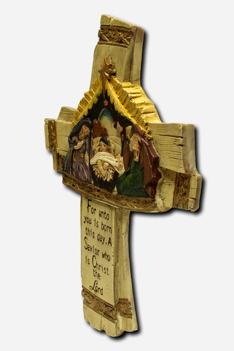 CROSS WITH NATIVITY - 14 X 1 X - Image 3