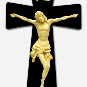 WALL MOUNTED CRUCIFIX - 35 CM