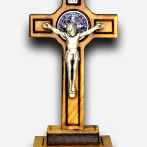 CRUCIFIX WITH SAINT BENEDICT - 6 CM