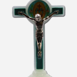 CRUCIFIX WITH SAINT BENEDICT MEDAL - LUMINOUS
