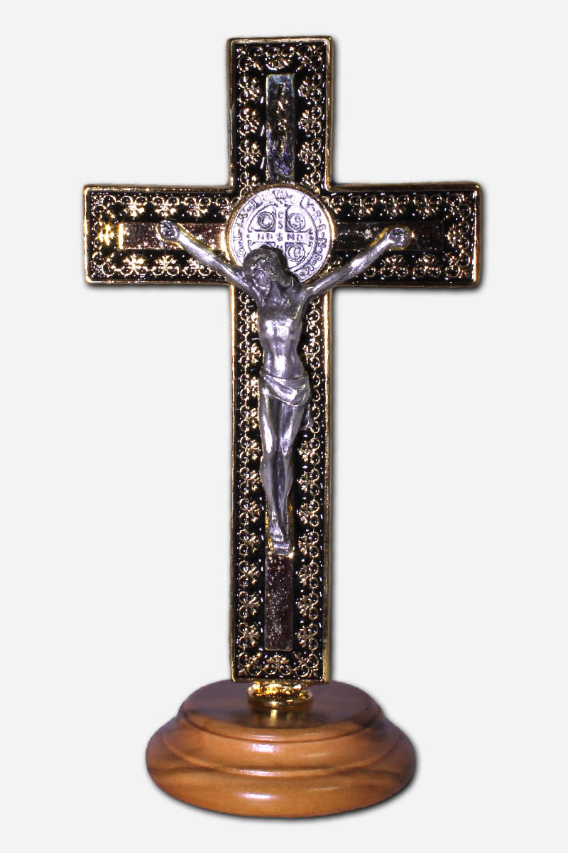 Cross with Saint Benedict Medal - Italy