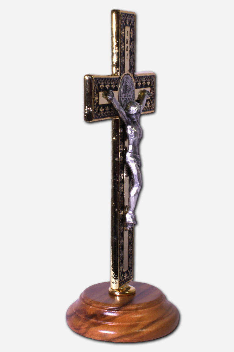 Cross with Saint Benedict Medal - Italy - Image 3
