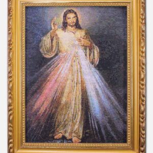 DIVINE MERCY FRAMED TAPESTRY - 8 X