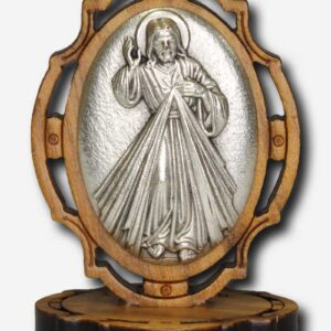 Divine Mercy Table Decor - 2 inches Made in Italy