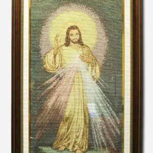 DIVINE MERCY FRAME WITH GLASS - CANVASS - 15 X 1 X
