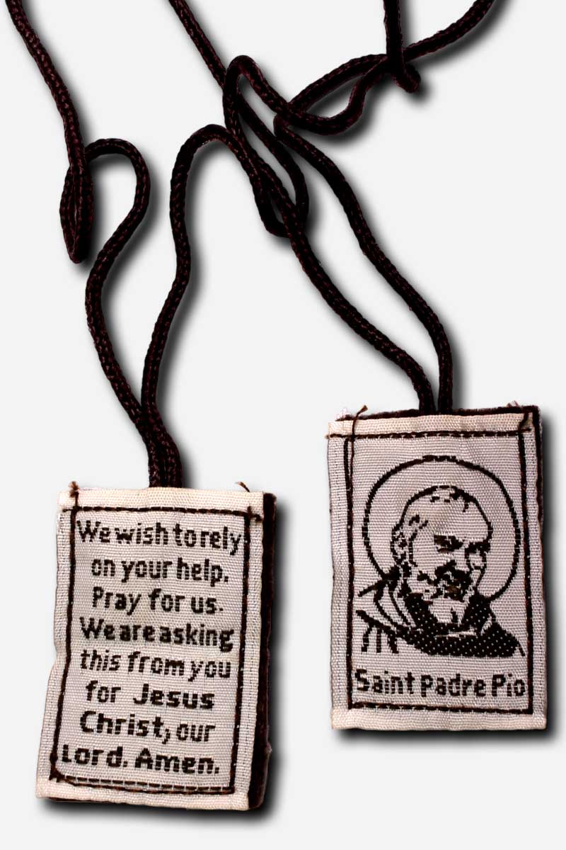 Devotional Scapular - Saint Padre Pio - Image 2