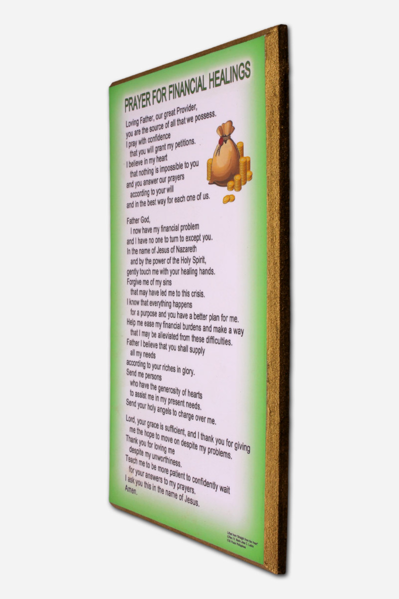 Prayer for Financial Healings - 19 x 29 cm - Image 3