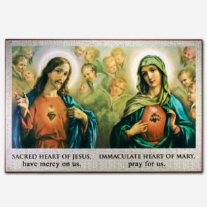 Two Hearts of Jesus and Mary - 47 x