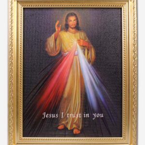 Divine Mercy without Glass - 9 x 11 Inches