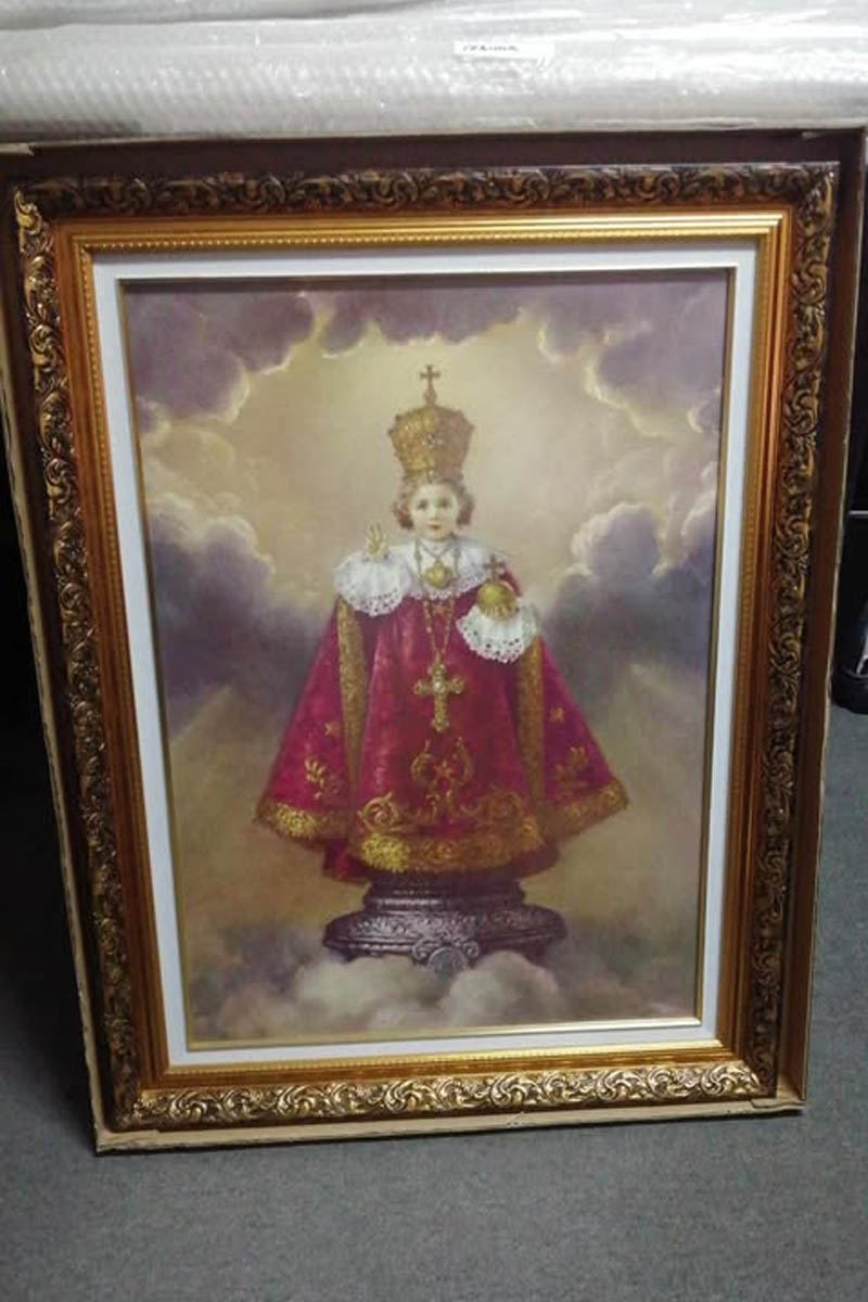 SANTO NIÑO FRAME WITH NON GLARE COVER - 20X