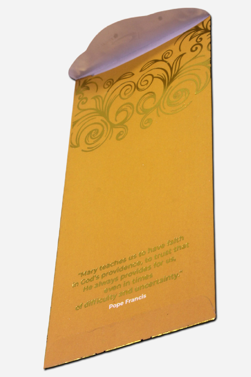 Faith Envelope - Our Lady of Guadalupe - Gold - Image 3